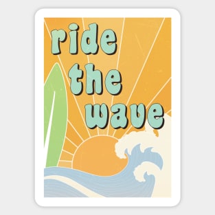 Ride The Wave Sticker